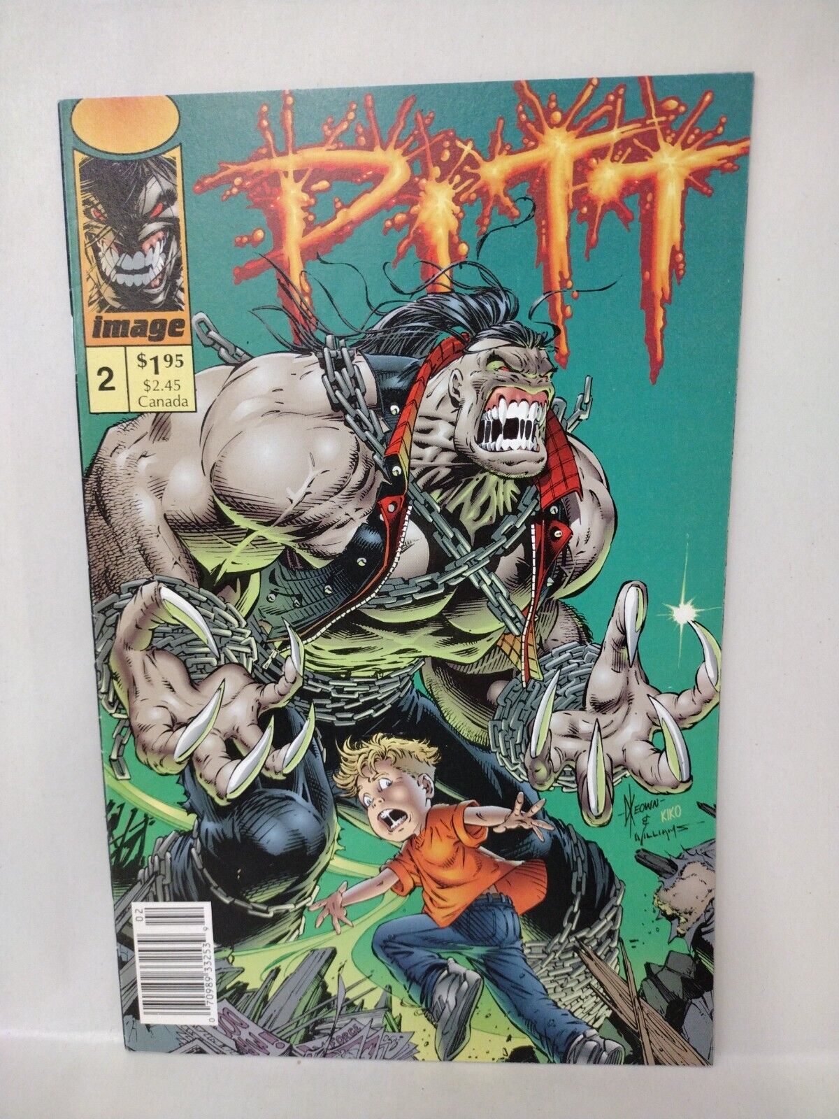 Pitt (1993) Image Comic Dale Keown Newsstand Variant Set #2 3 4 5 Rare HTF