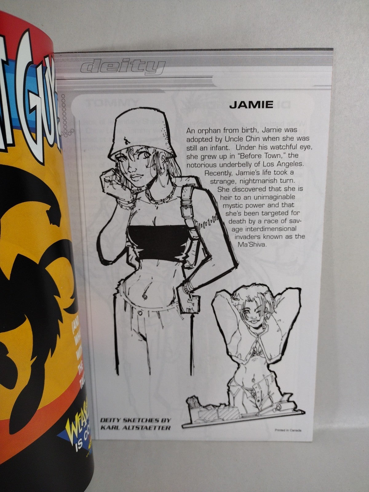 Hyperwerks Sketchbook '99 Karl Altstaetter Comic W Original Dave Castr Deity Art