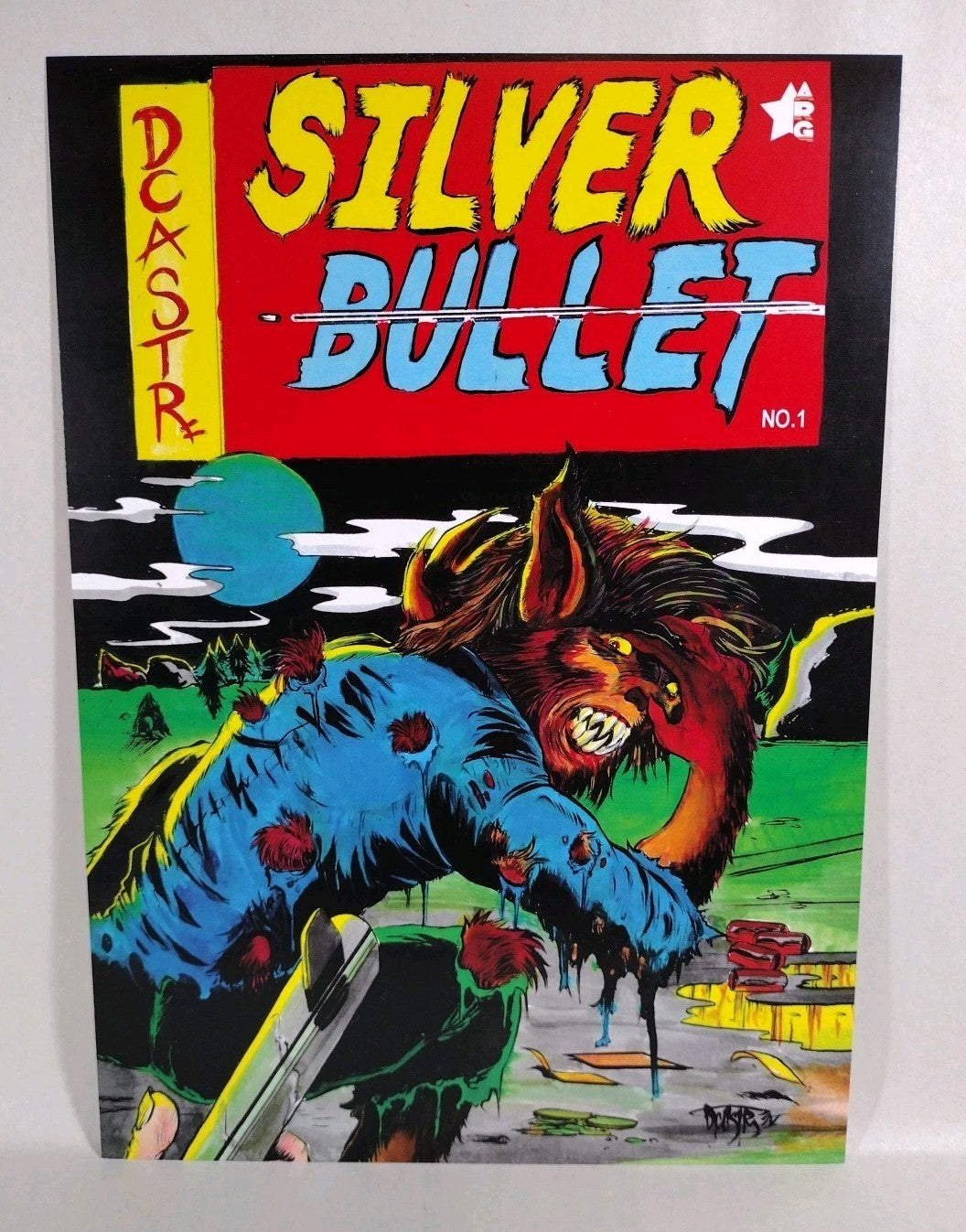 My Werewolf Portfolio Dave Castr Signed #d Art Print Set American Retro Graphics