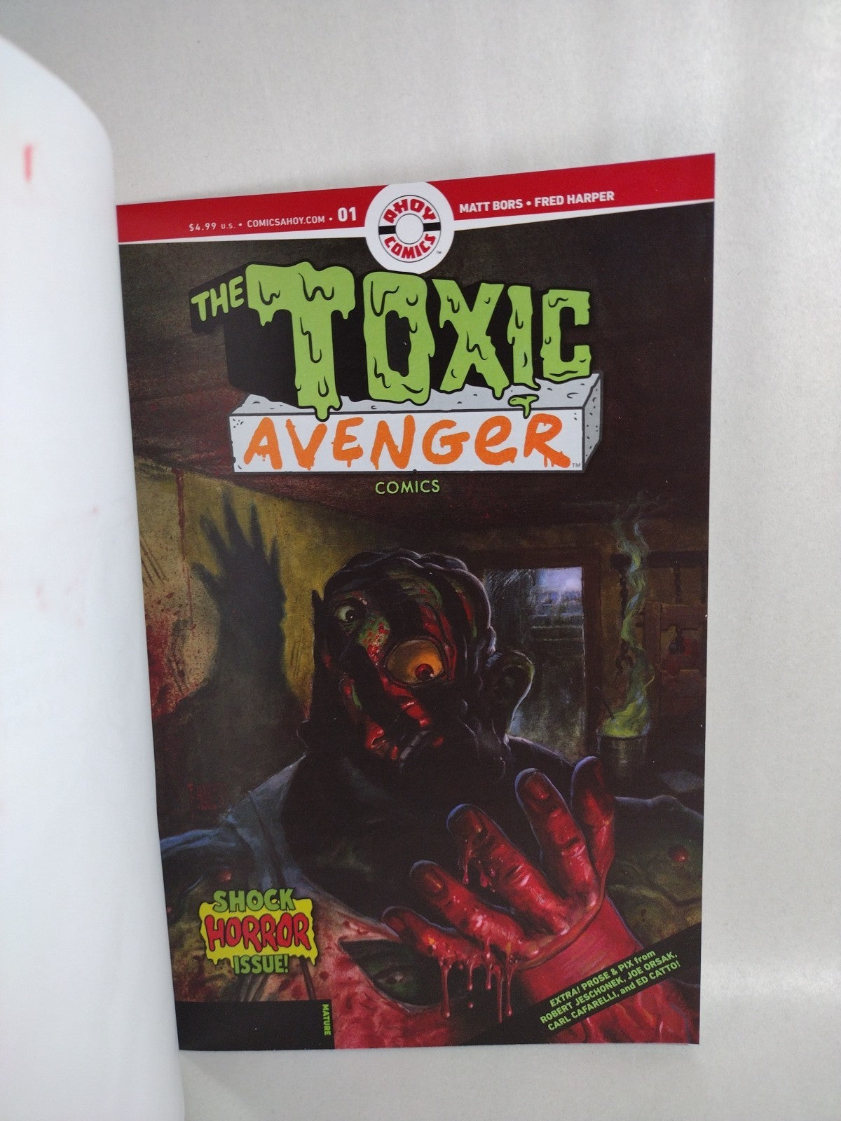 Toxic Avenger #1 (2025) Ahoy Sketch Cover W Original Dave Castr Art