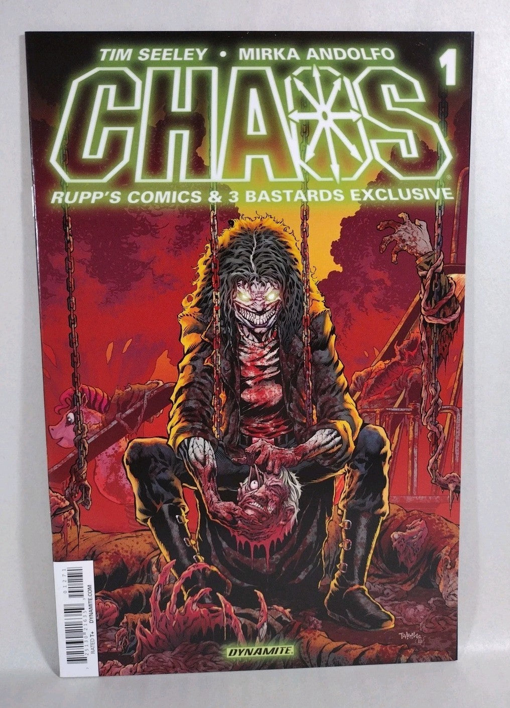 CHAOS 1 (2014) Rupps Comics Exclusive Tim Vigil Evil Ernie Variant Cover VF