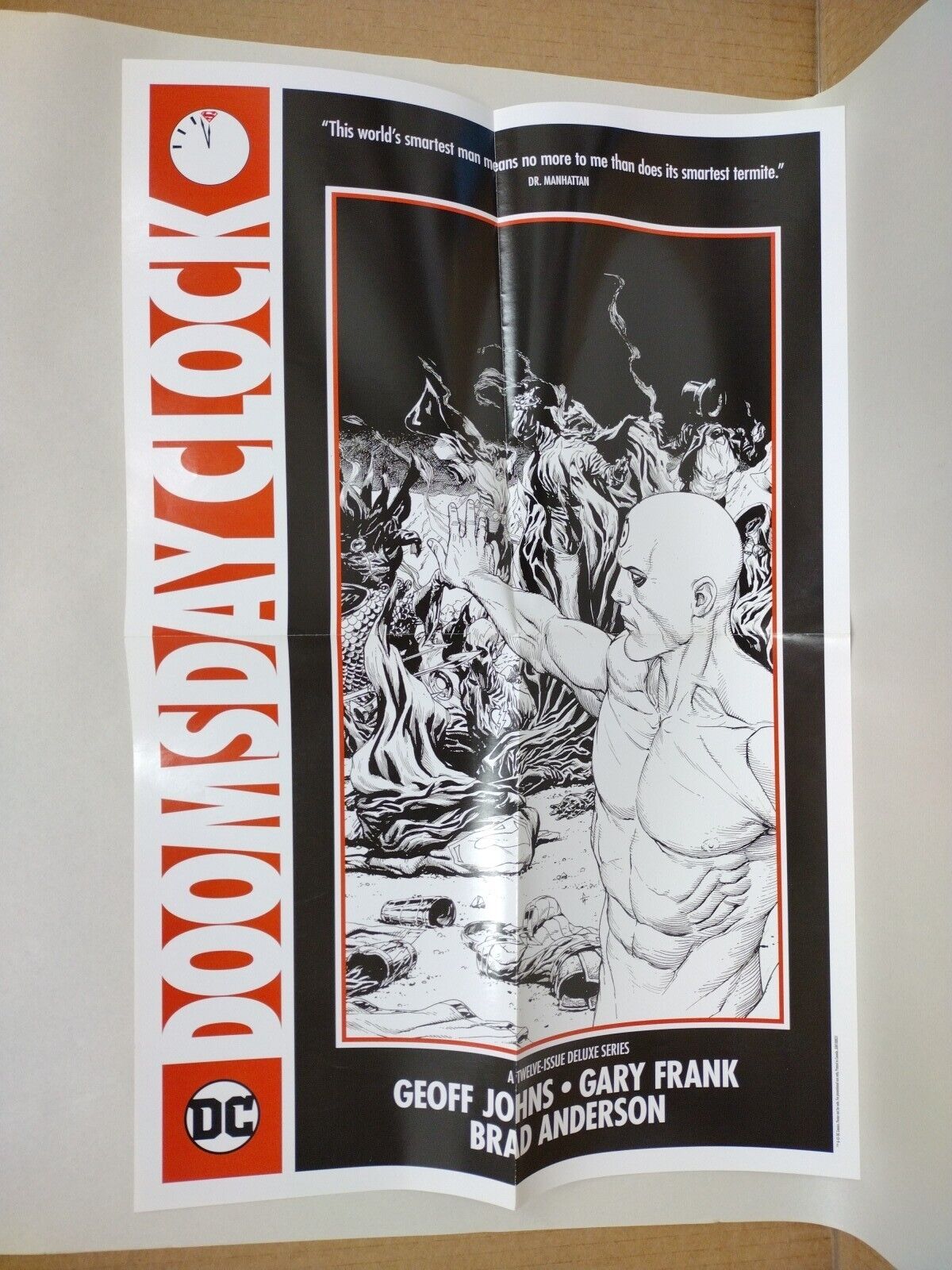 Doomsday Clock DC Comic Poster Lot Set Watchmen Joker Rorschach Dr Manhattan