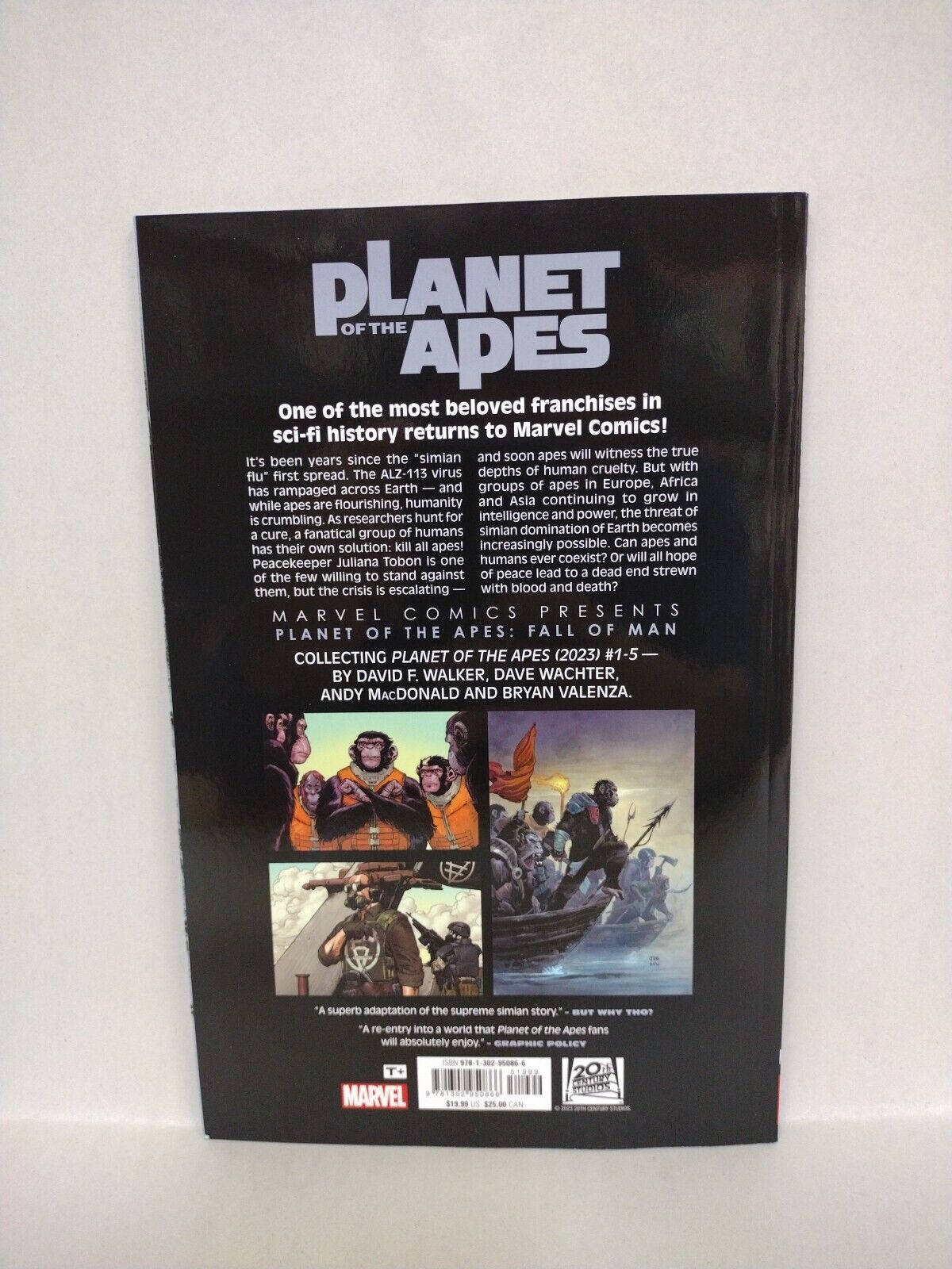 Planet Oth The Apes: Fall Of Man (2023) Marvel Comics TPB David F Walker New SC