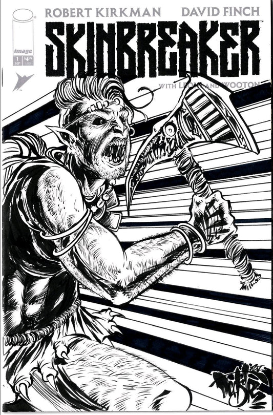 Skinbreaker #1 (2025) Image Sketch Variant Cover Comic W Original DCastr Art