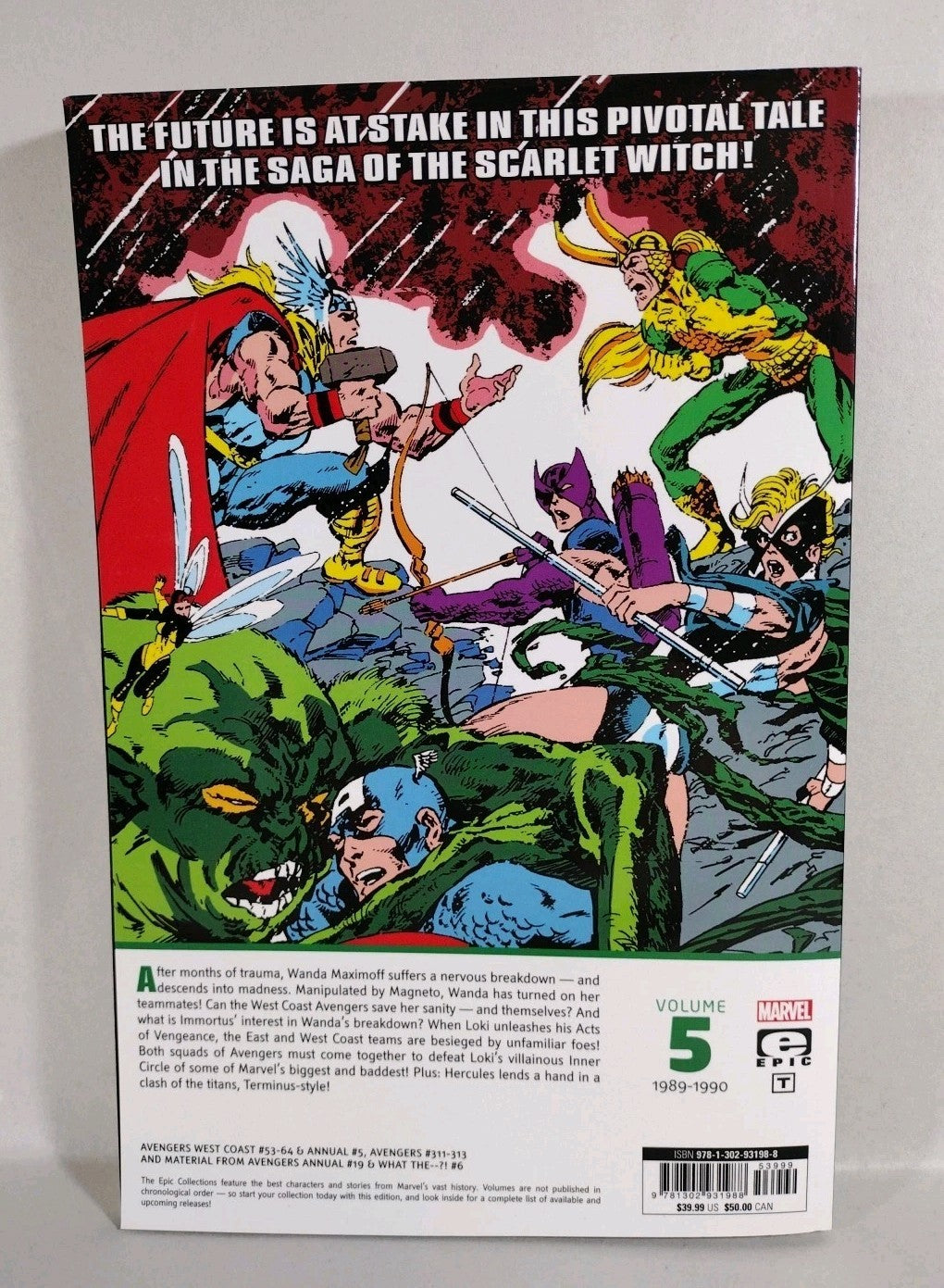 Avengers West Coast Epic Collection Darker Than Scarlet (2021) Marvel TPB SC