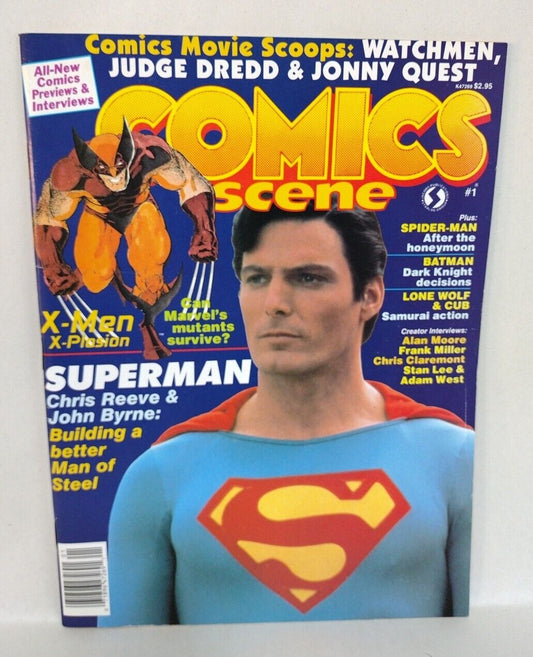 Comics Scene Special #1 (1987) Starlog Magazine Christopher Reeves Cover VG