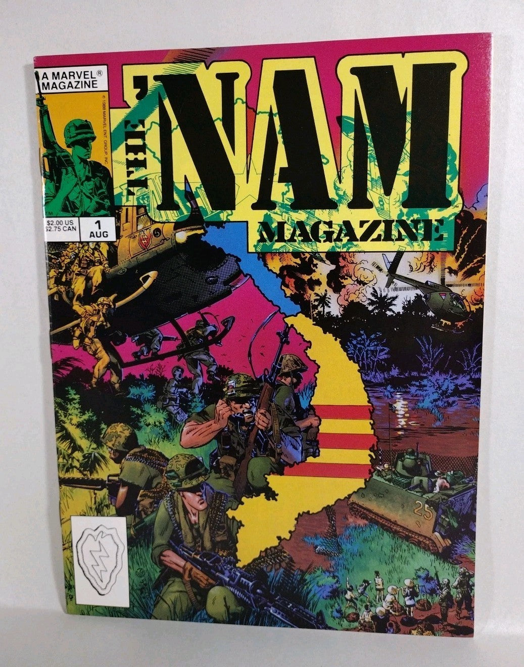 The NAM Magazine (1988) Marvel Comic Lot Set #1 2 3 4 5 Michael Golden FN