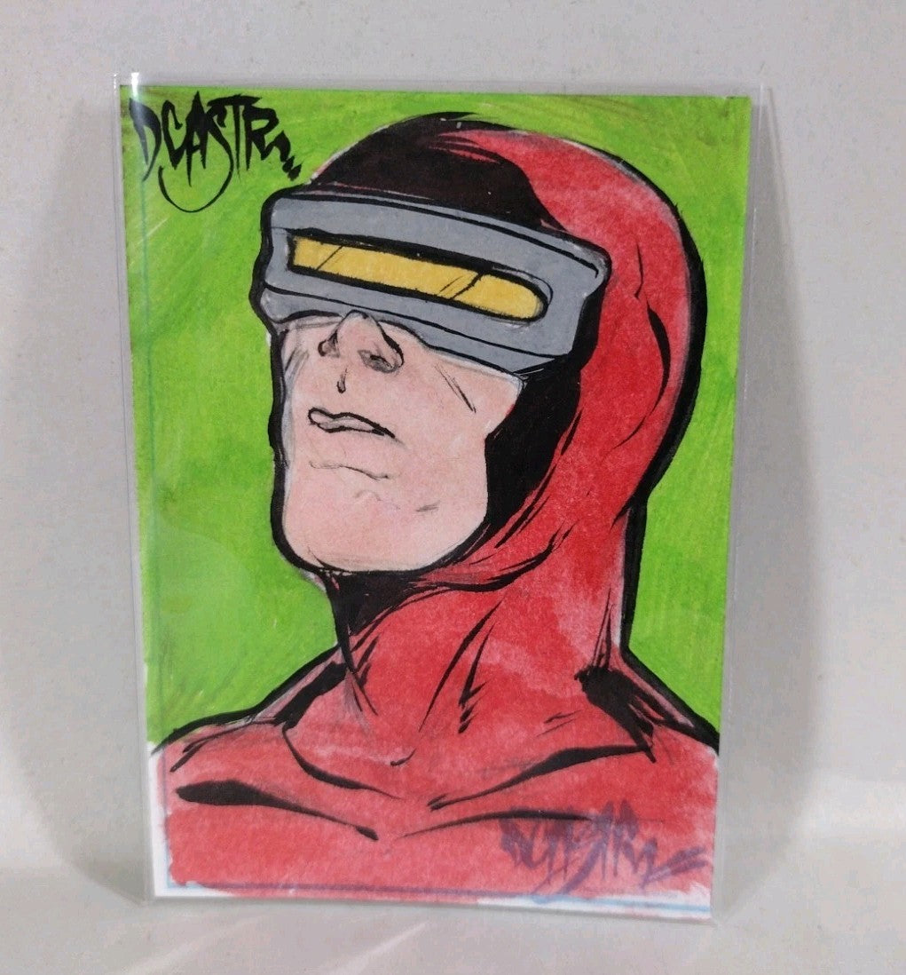 Dave Castr Crusin (2025) OAC Sketch Card W Original Solar Man Of The Atom Art