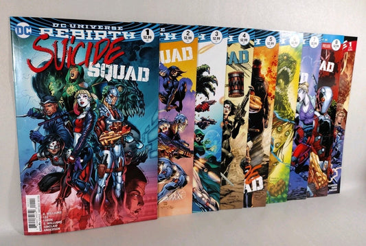 Suicide Squad (2016) DC Comic Set #1 2 3 4 5 6 7 8 + Vs Justice League #1