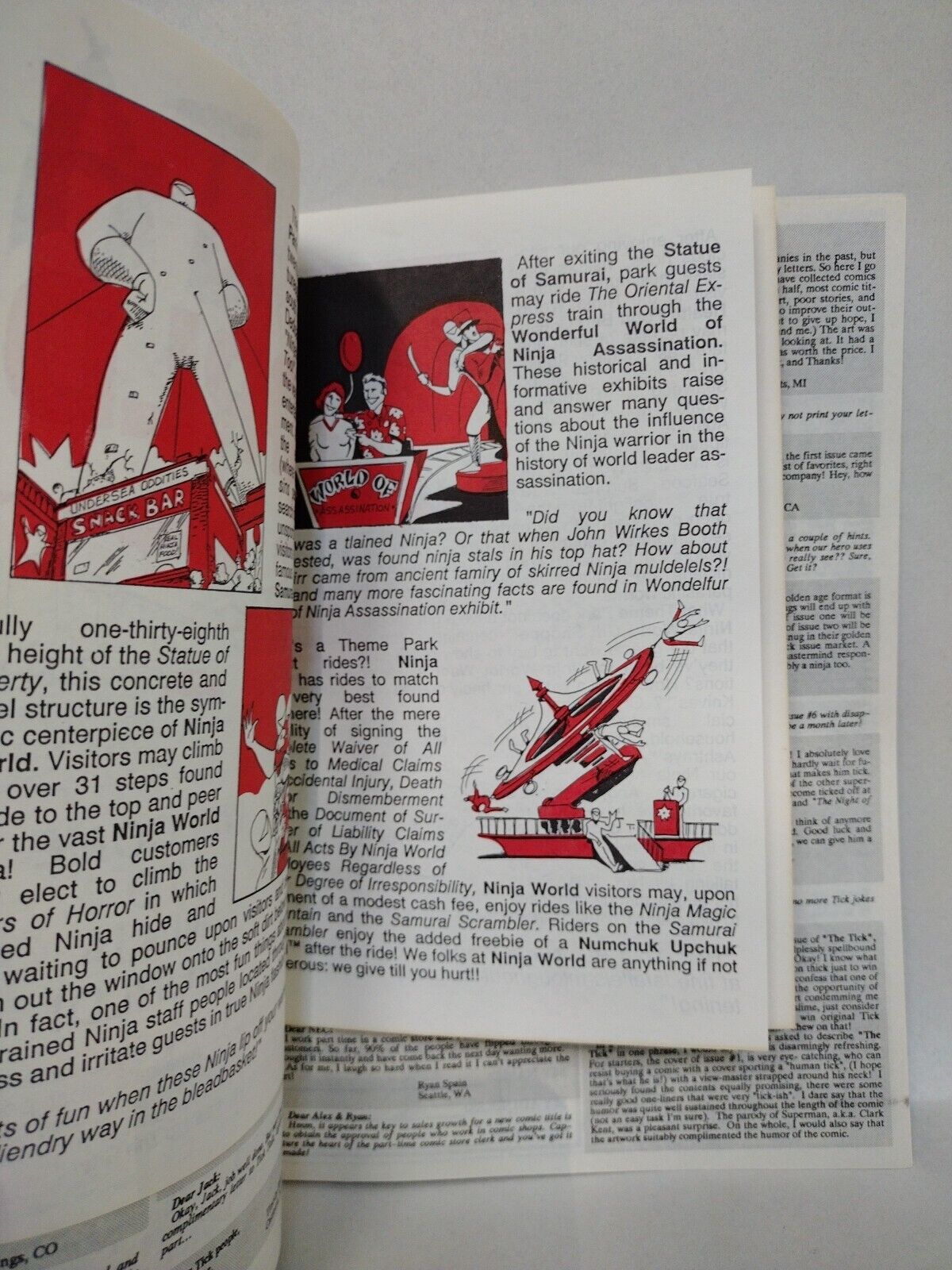 The Tick #3 (1988) NEC Comic 1st Print W Mini Comic Insert VF