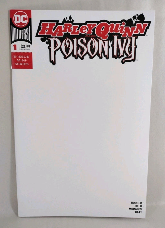 Harley Quinn And Poison Ivy #1 (2019) DC Comic Blank Sketch Variant Cover NM