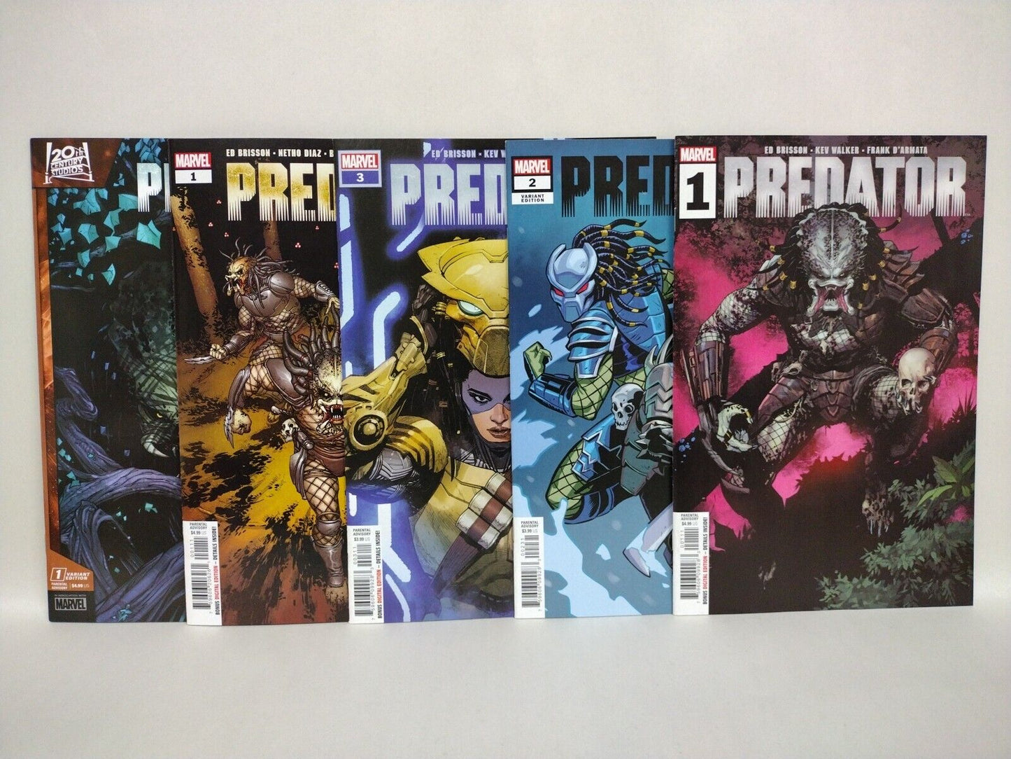 Predator (2022) Marvel Comic Lot Vol 1 #1 2 3 Vol 2 #1 Last Hunt #1 NM