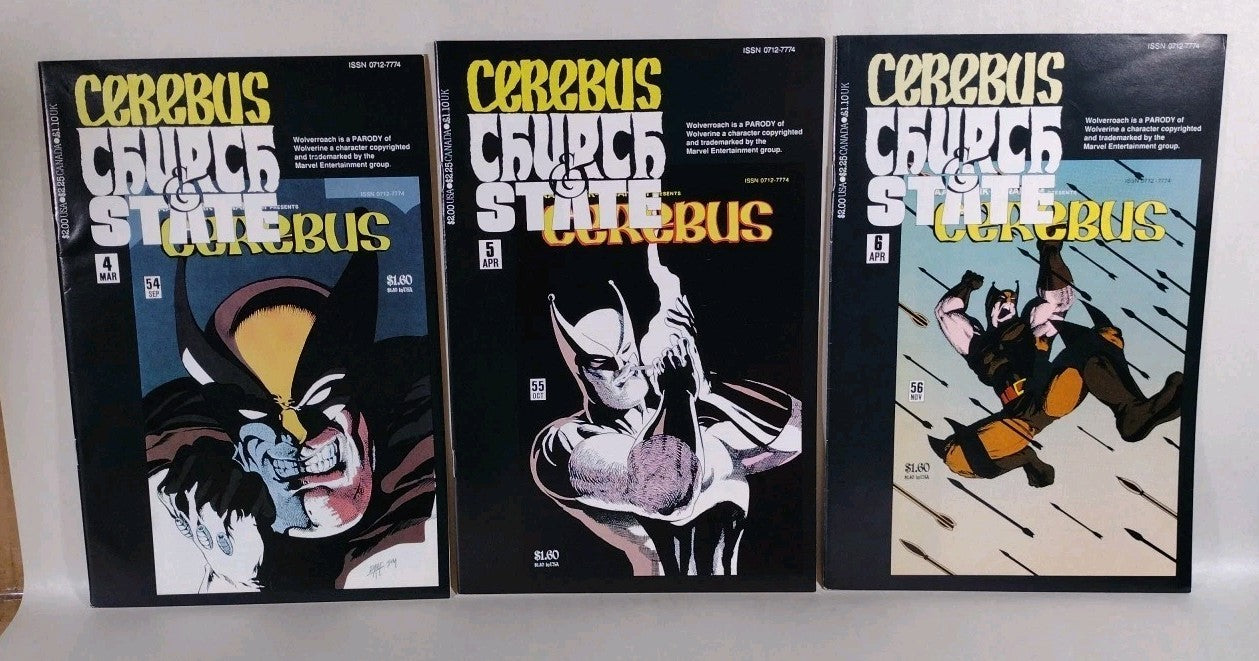 Cerebus The Aardvark 51-113 (1991) Dave Sim Complete Church & State Pt 1-60 +
