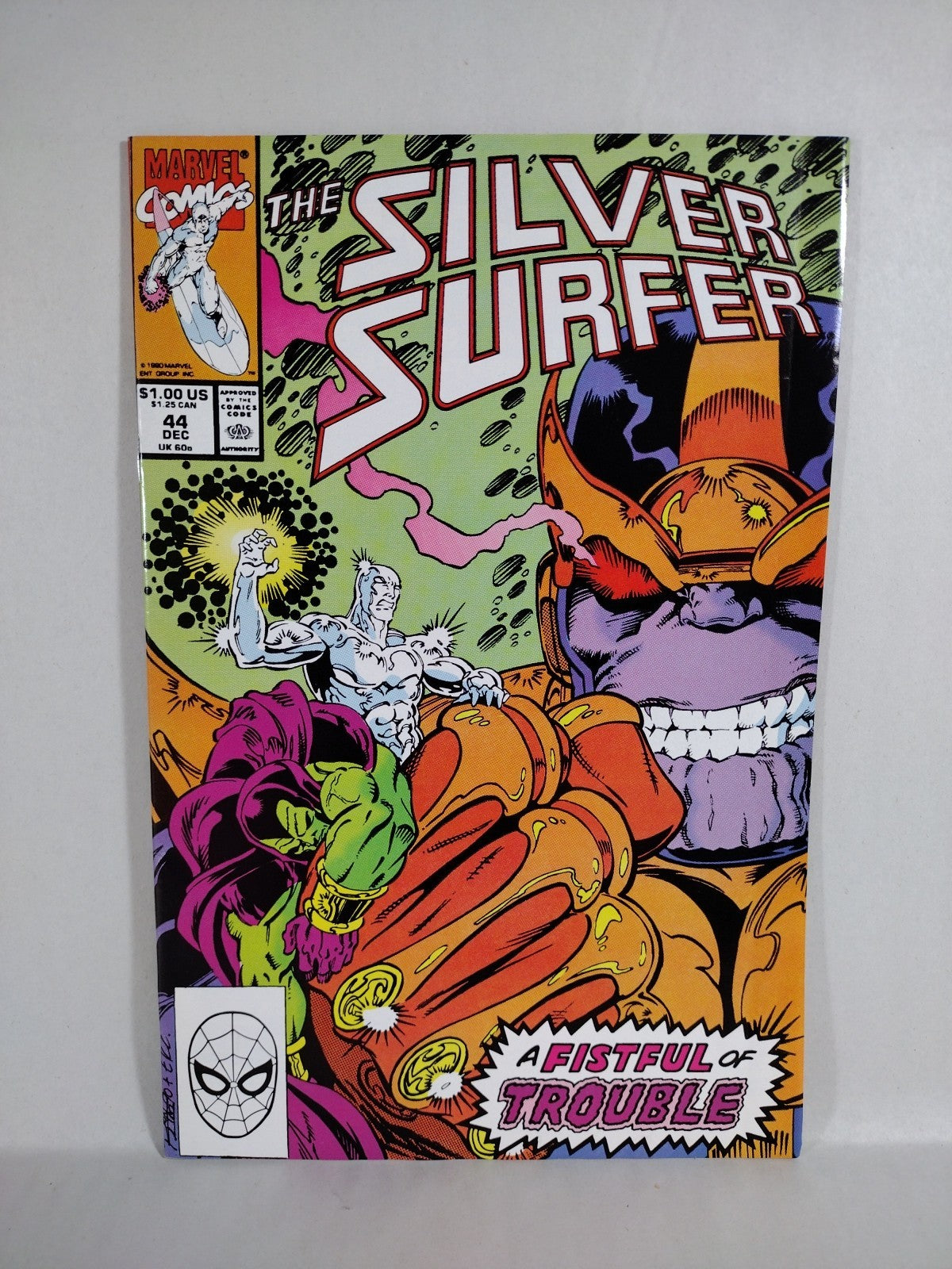 Silver Surfer (1990) Marvel Comic Lot #34 44 1st Thanos Return Infinity Gauntlet