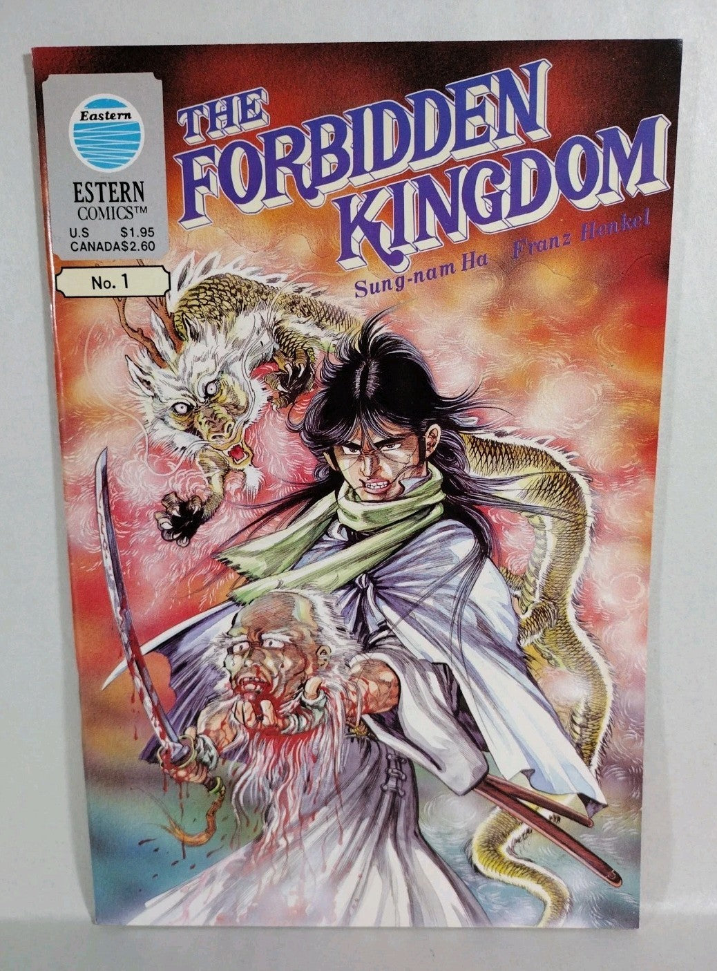 Eastern Comics (1987) Lot Demon Warrior #1 3 Forbidden Kingdom #1