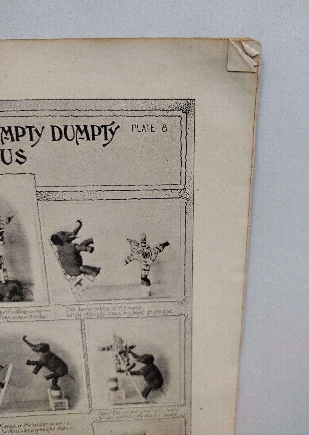 Schoenhut Humpty Dumpty Circus (1900) Toy Catalog Illustrations + Photo 28 Pages