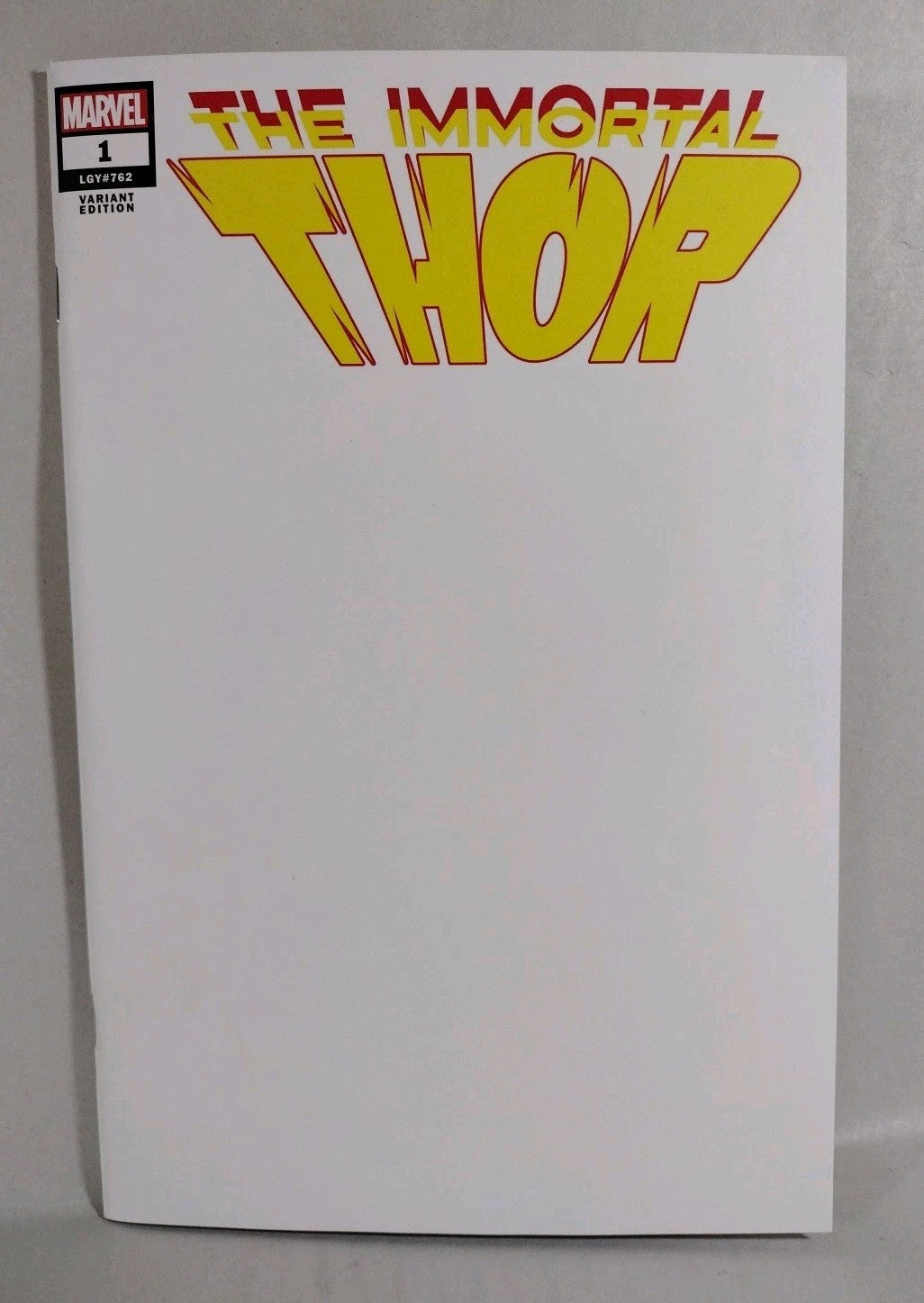 Immortal Thor #1 (2023) Marvel Comic Blank Sketch Variant Cover