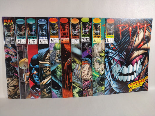 Pitt (1993) Image Comic Lot Set 1 2 3 4 5 6 7 8 9 10 Dale Keown Full Bleed VF-NM