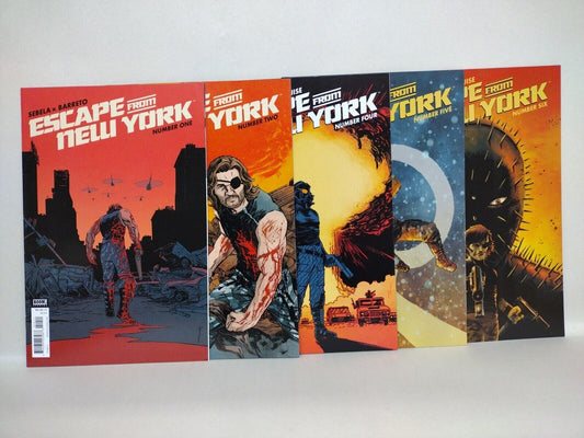 Escape from New York (2014) BOOM Comic Lot Set #1 2 4 5 6 Sebela Barreto NM