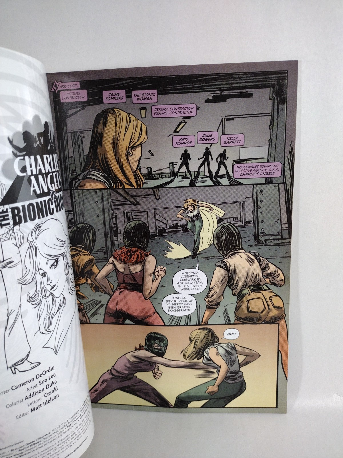 Charlie's Angels Vs Bionic Woman (2019) Dynamite Comic 1:10 Variant Set #1 2 3 