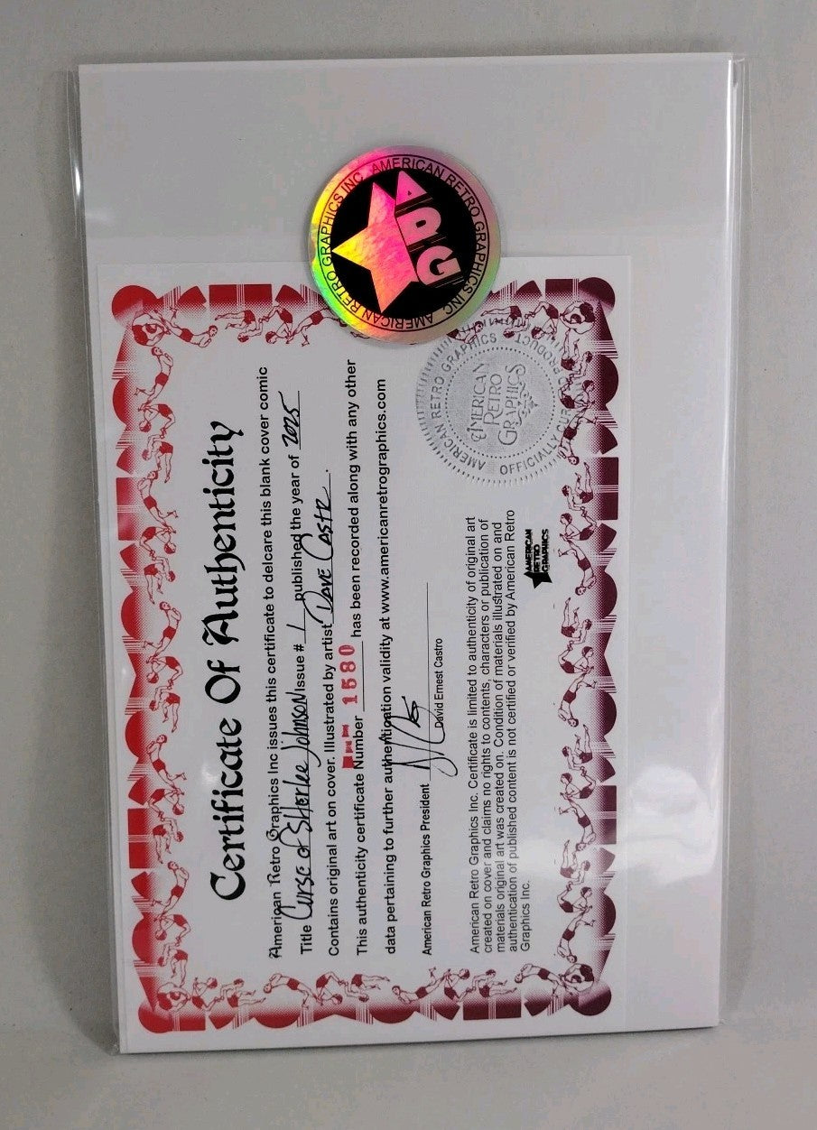 Curse Of Sherlee Johnson #1 Image 2025 Comic Sketch Variant Cover W Original Art