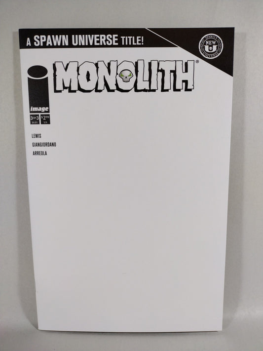 Monolith #3 (2024) Image Comic Blank Sketch Cover Variant Spawn Universe New NM