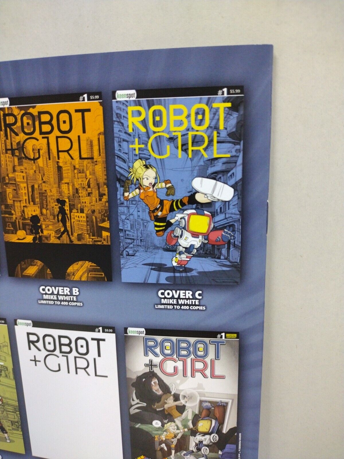 Robot + Girl #1 (2024) Keenspot All Ages Comic Cover A Mike White NM