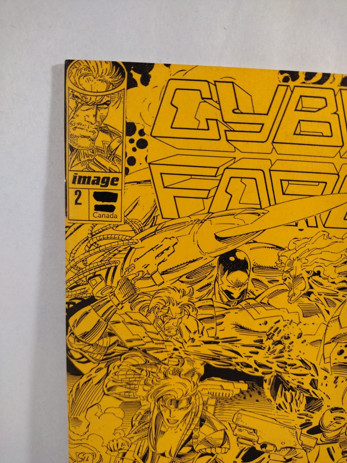 Cyberforce #2 (1993) Orange Deluxe Ashcan Marc Silvestri Signed #'d 187/5000 VF