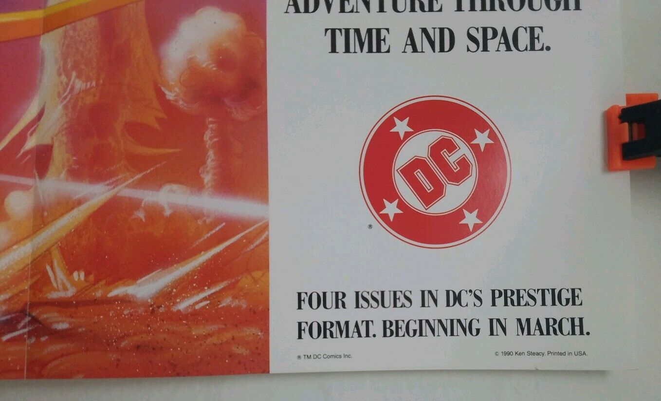 Tempest Fugitive (1990) Retailer Poster Ken Steacy Art DC Comics 22 X 35 Unused