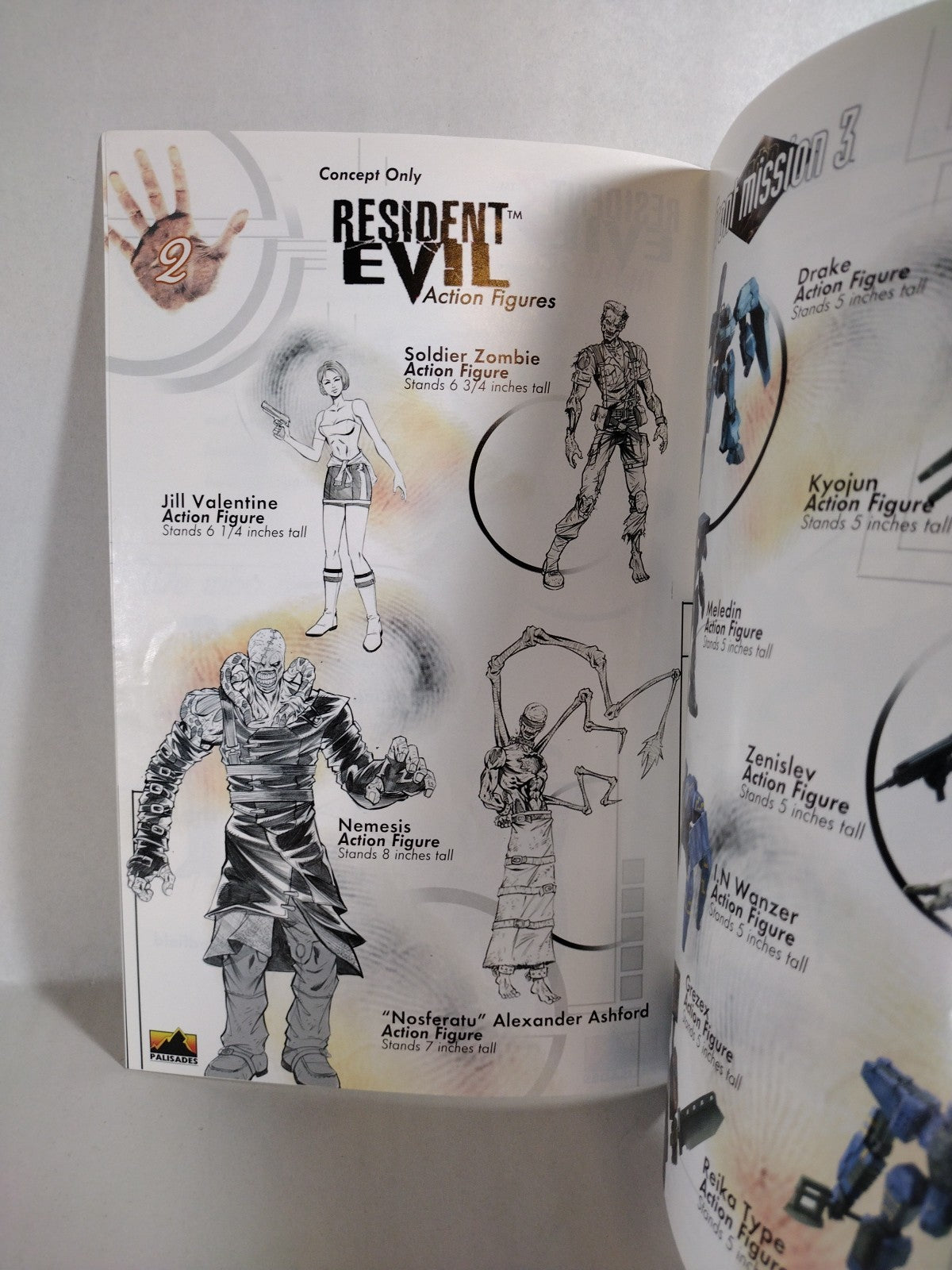 Palisades (2000) Toy Catalog Magazine Resident Evil Final Fantasy Mortal Kombat 