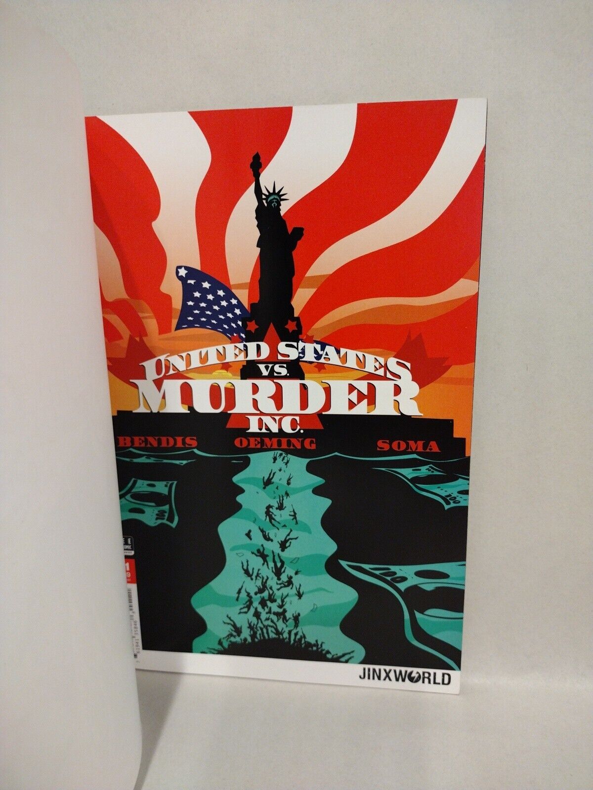 United States vs Murder Inc #1 (2018) Blank Sketch Cover W Original Art DCastr