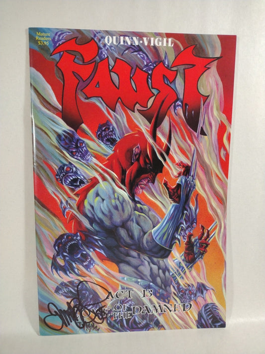 FAUST LOVE OF THE DAMNED Act 13 (2005) Rare 1st Print Signed Tim Vigil NM
