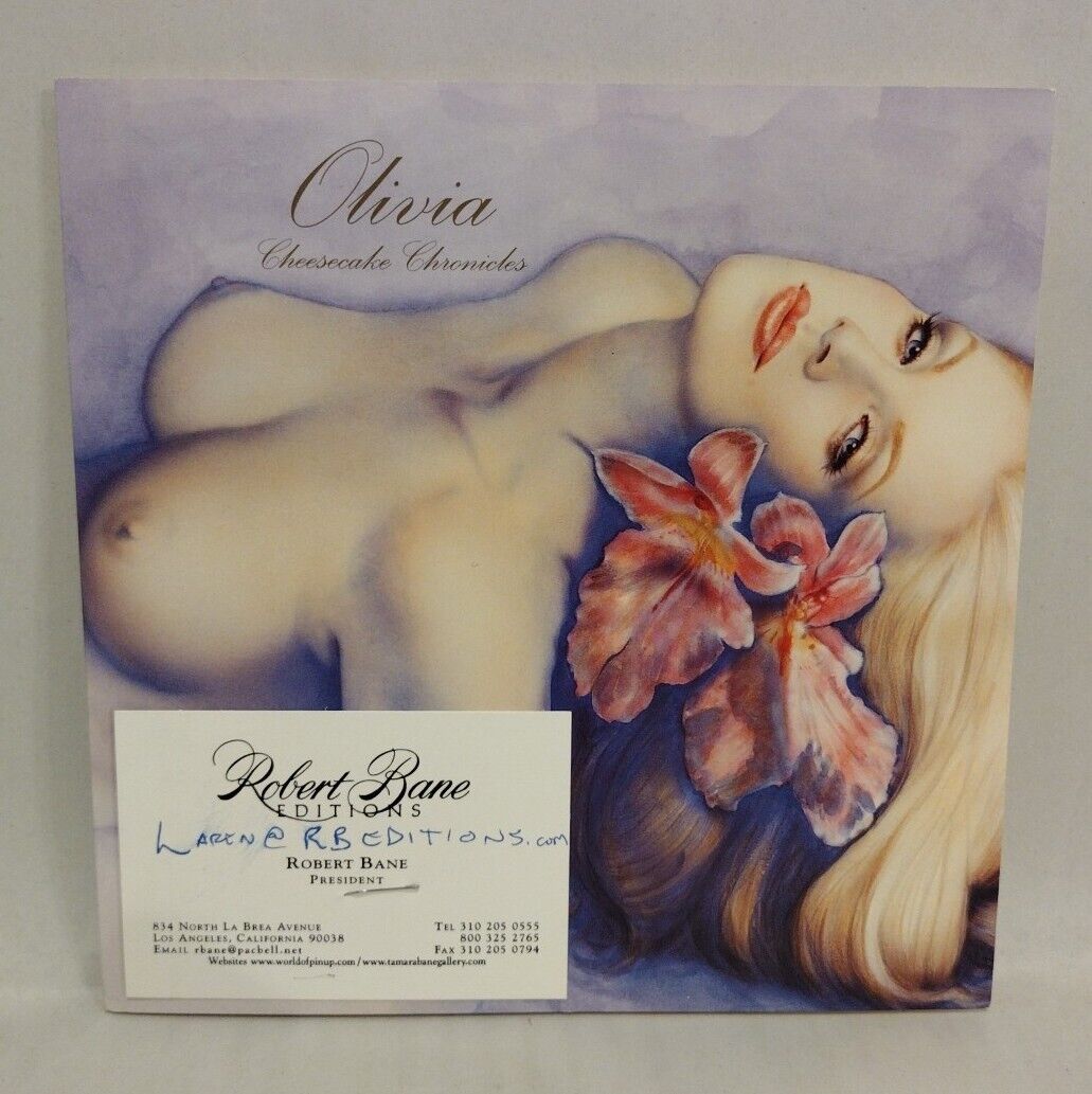 Olivia Cheesecake Chronicles (2000) Tamara Gallery Exhibition Booklet W Sticker