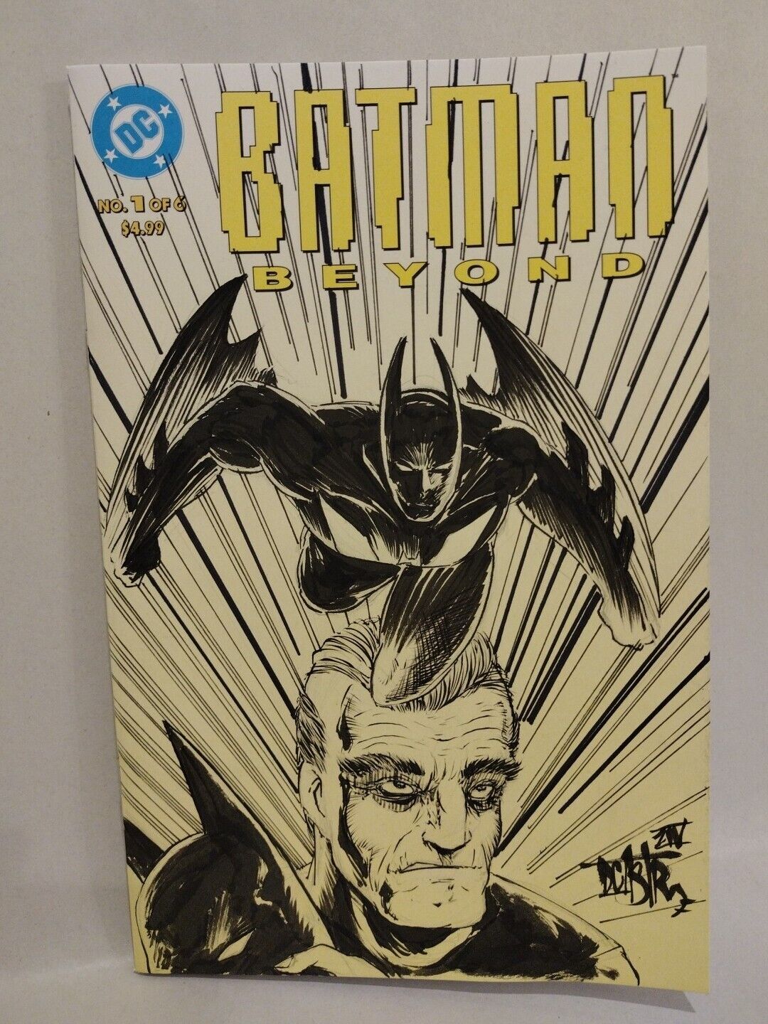 Batman Beyond #1 (2024) Facsimile Edition DC Comic Sketch Cover W Original Art