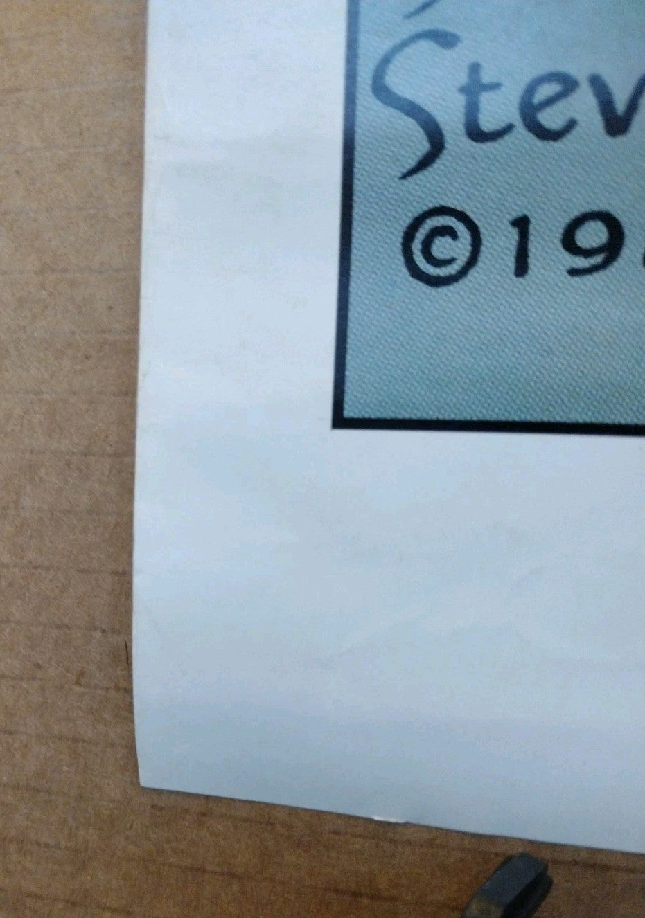 Dave Stevens Poster Series (1987) #6 World of Wood #1 22 X 34" Rolled