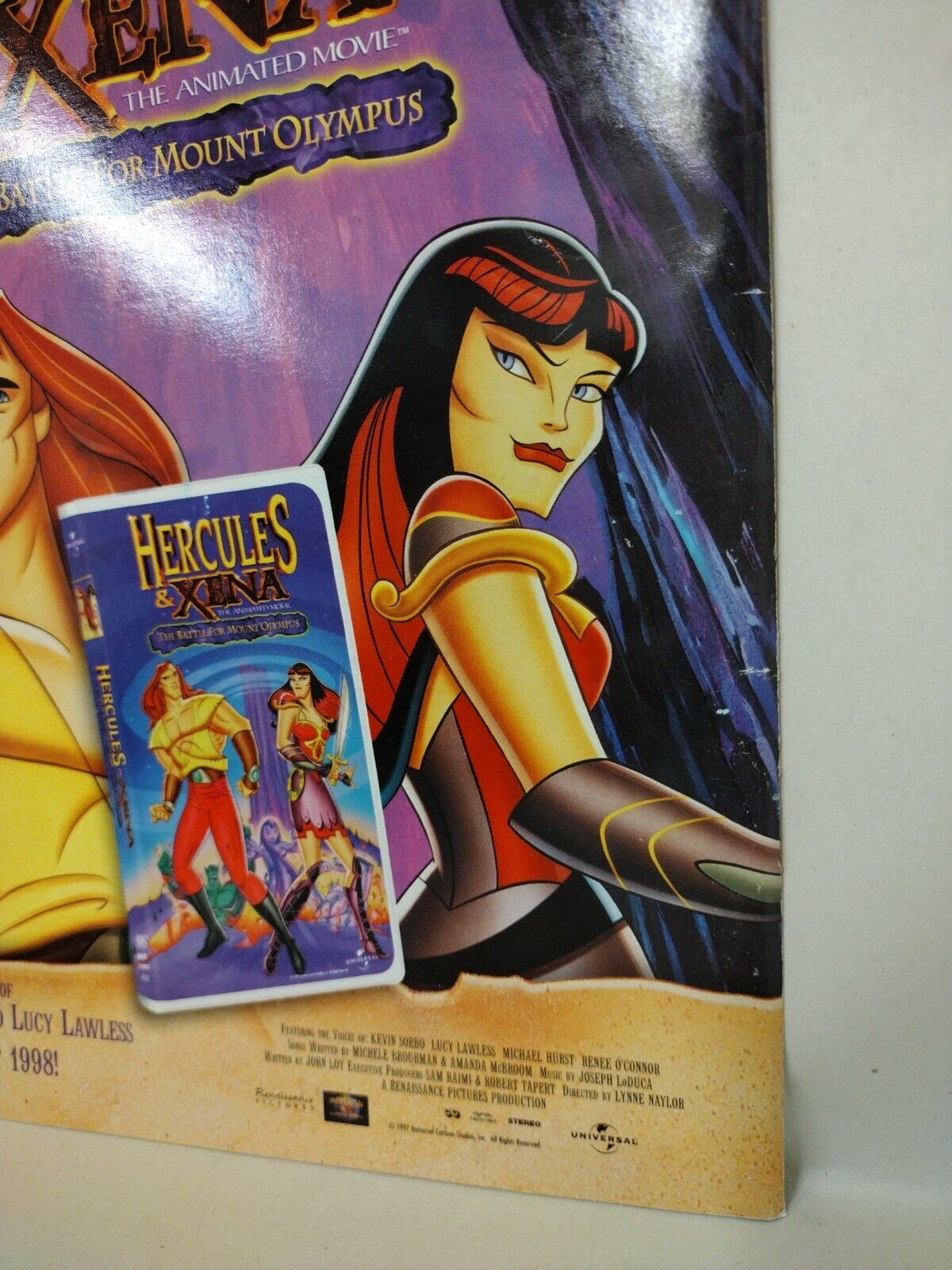 Xena Warrior Princess (1997) #1 Topps Magazine Unread W Poster Cover B Variant