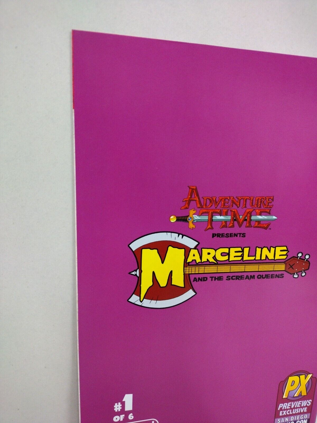 ADVENTURE TIME Marceline And The Scream Queens #1 (2012) Boom Comic SDCC Variant