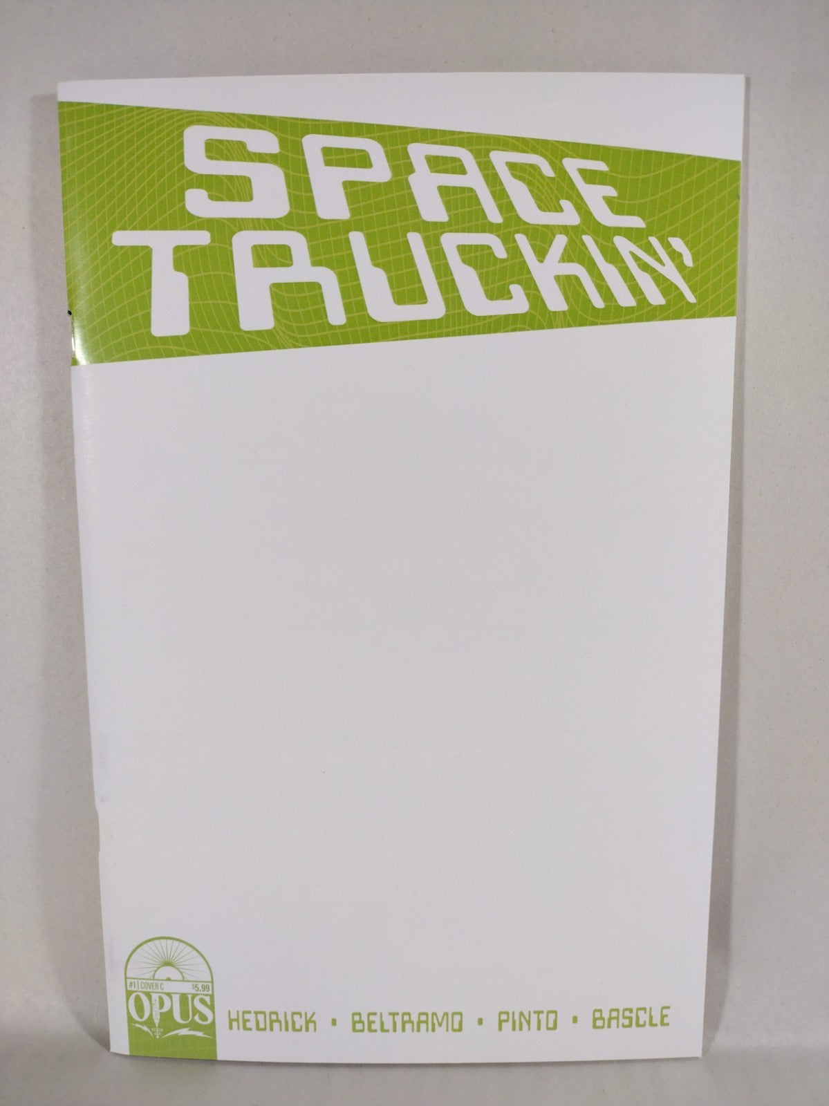 Space Truckin #1 (2023) Opus Comic Blank Sketch Variant Cover NM