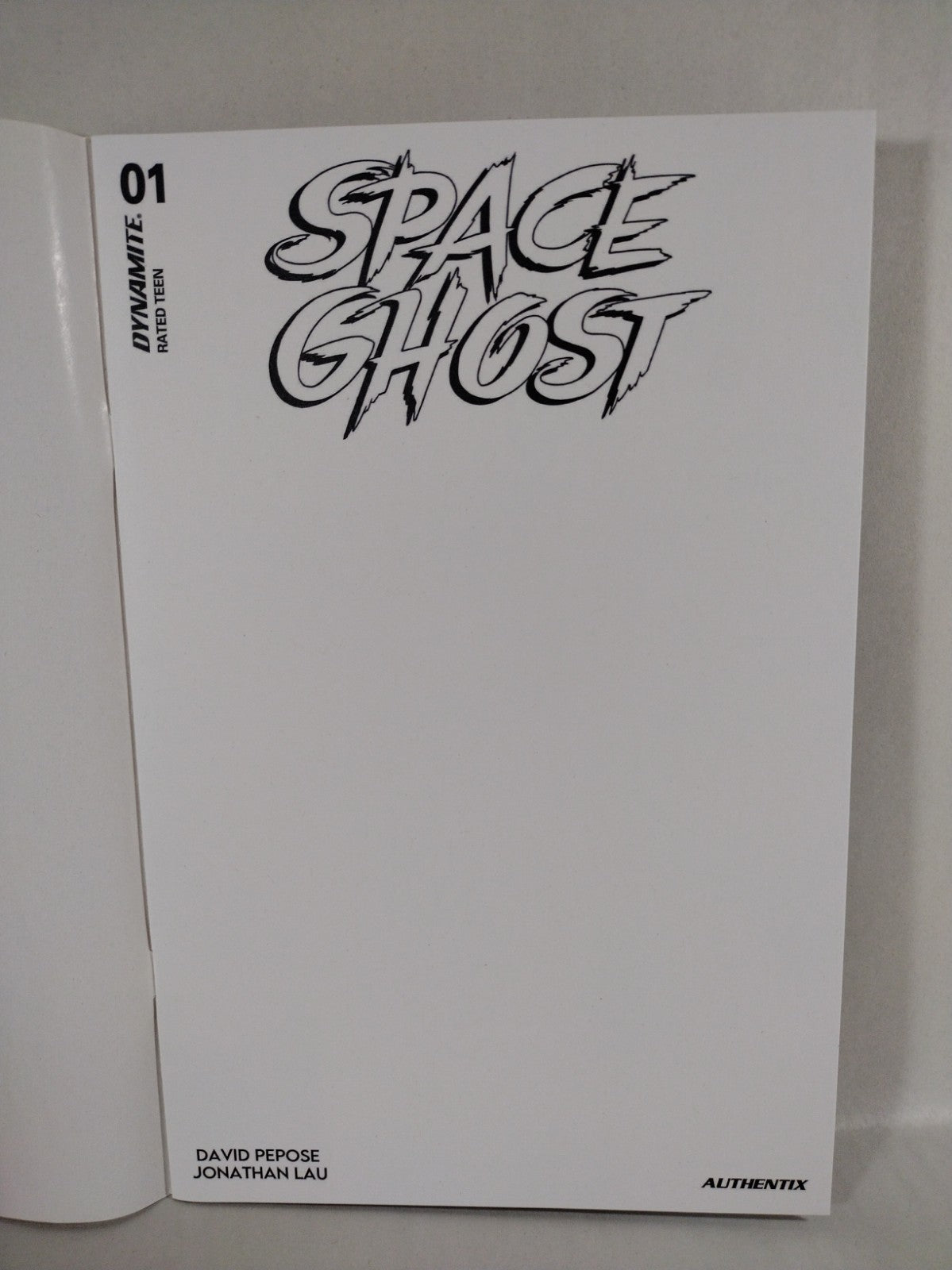 Space Ghost #1 (2024) Dynamite Comic Blank Sketch Cover Variant NM