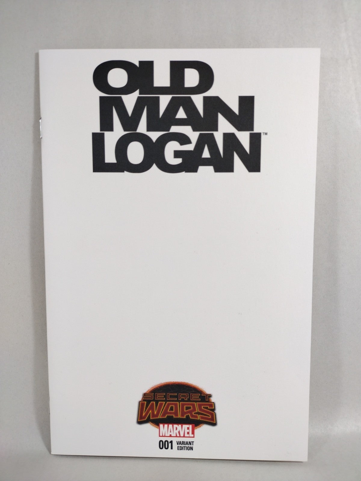 Old Man Logan #1 (2015) Marvel Secret Wars Blank Sketch Var Cover Comic New NM