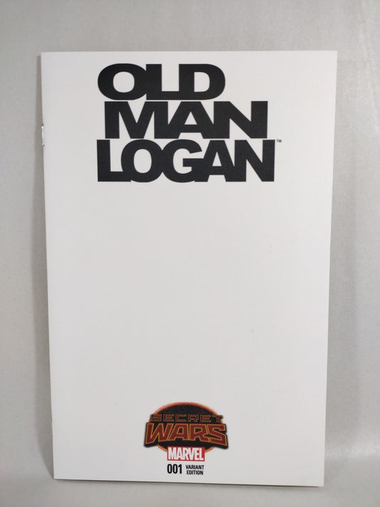 Old Man Logan #1 (2015) Marvel Secret Wars Blank Sketch Var Cover Comic New NM