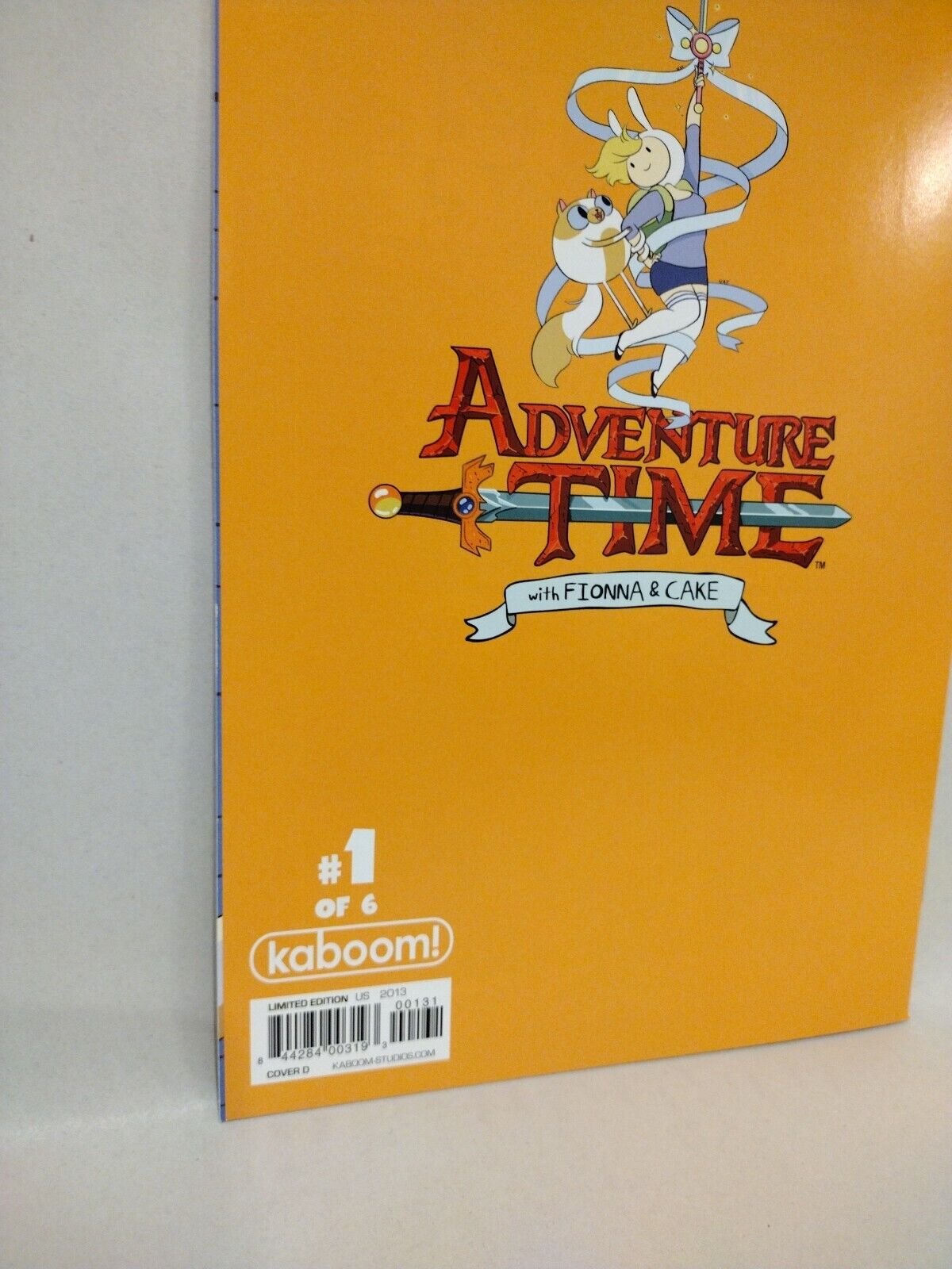 Adventure Time FIONNA & CAKE #1 (2013) Boom Studios Virgin Variant Cover D NM