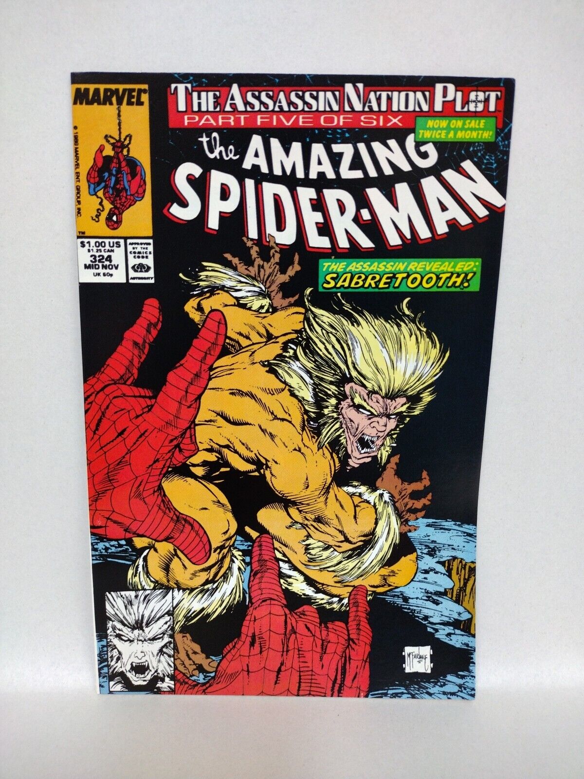Amazing Spider-Man 1989 Assassination Plot Complete Marvel Comic Series 320-325