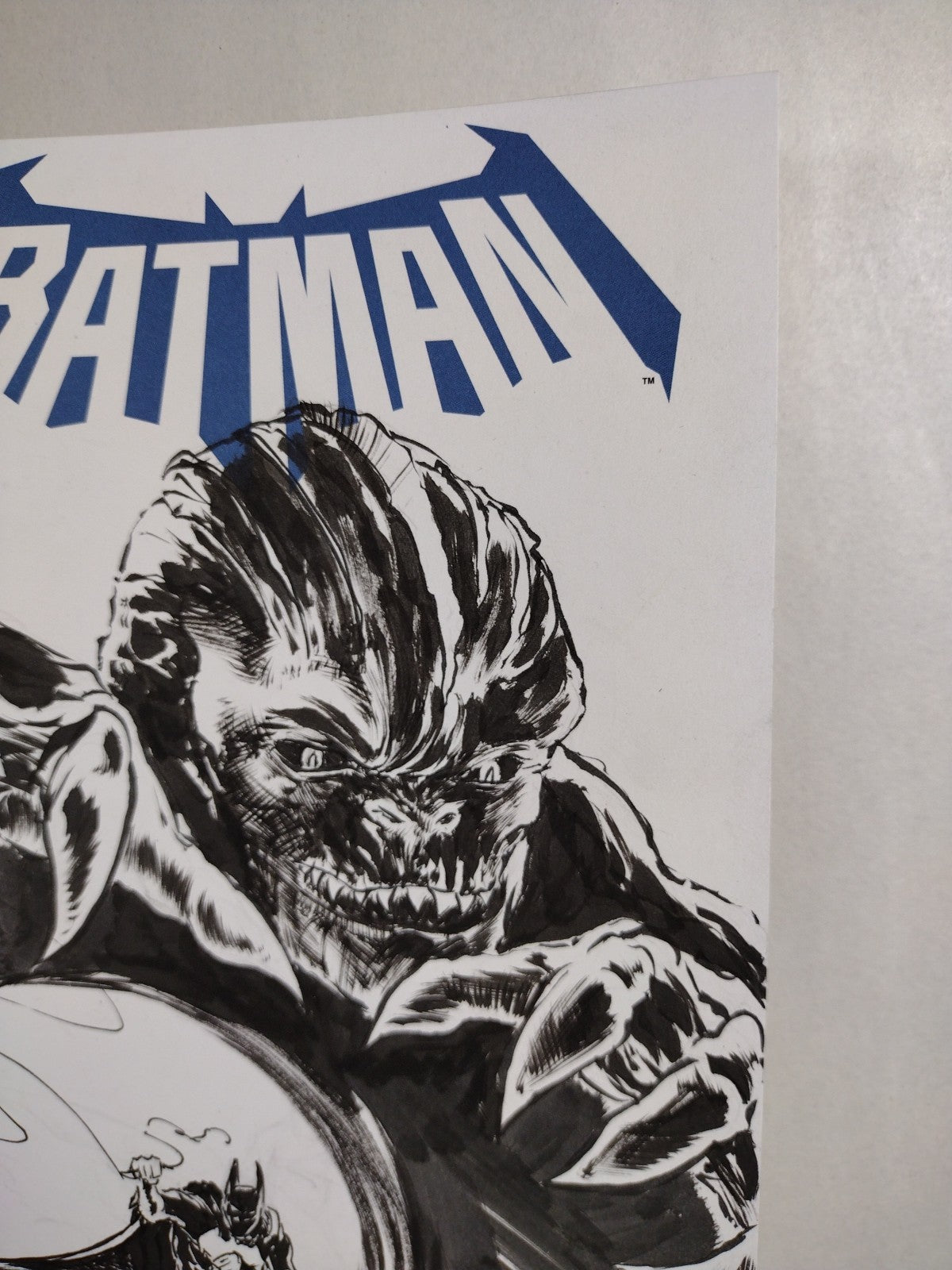 Batman #1 (2025) DC Sketch Cover Variant Comic W Original Dave Castr Art