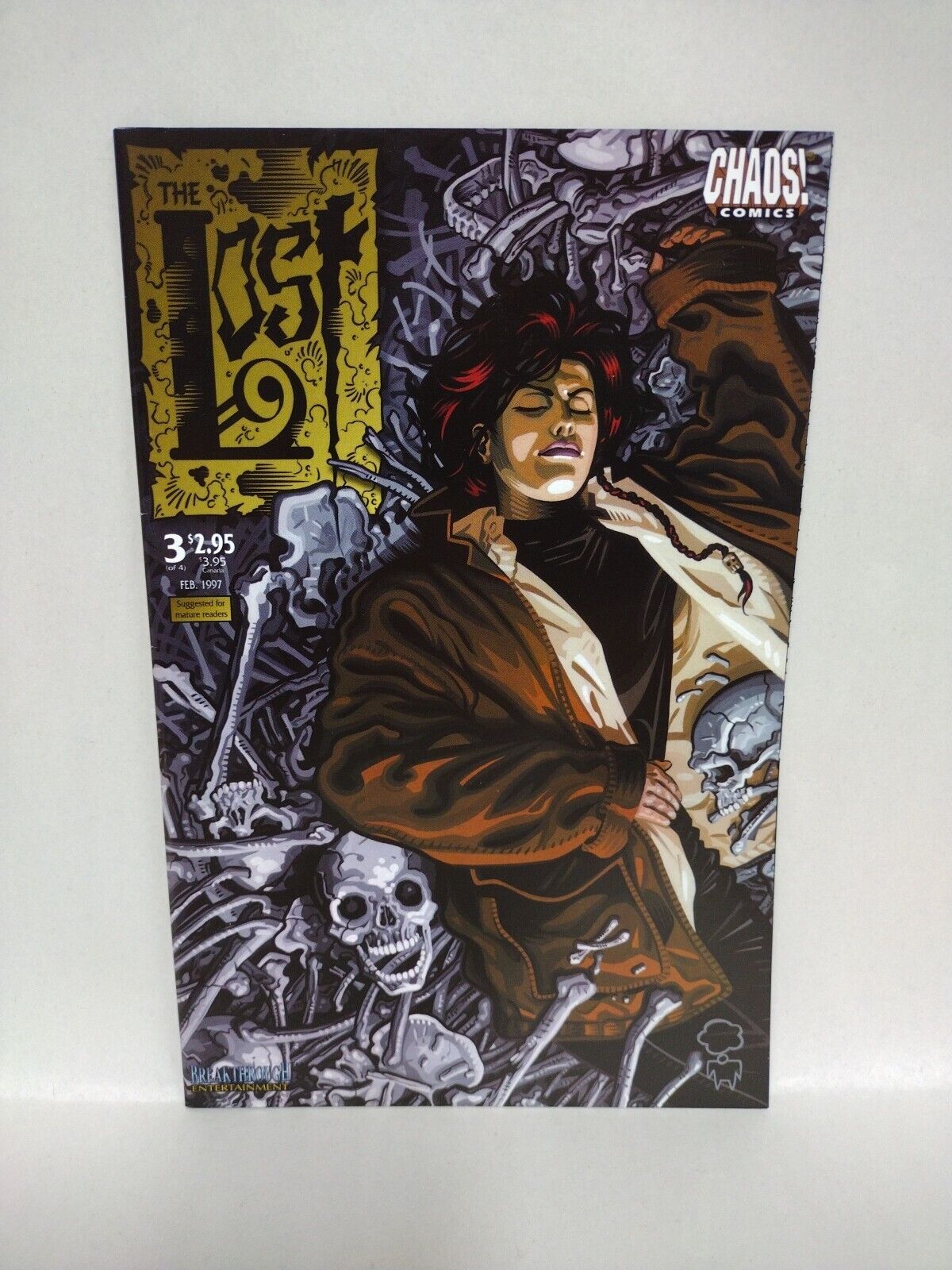 The Lost (1996) Complete Caliber Chaos Comic Set #1 2 3 Peter Pan Horror