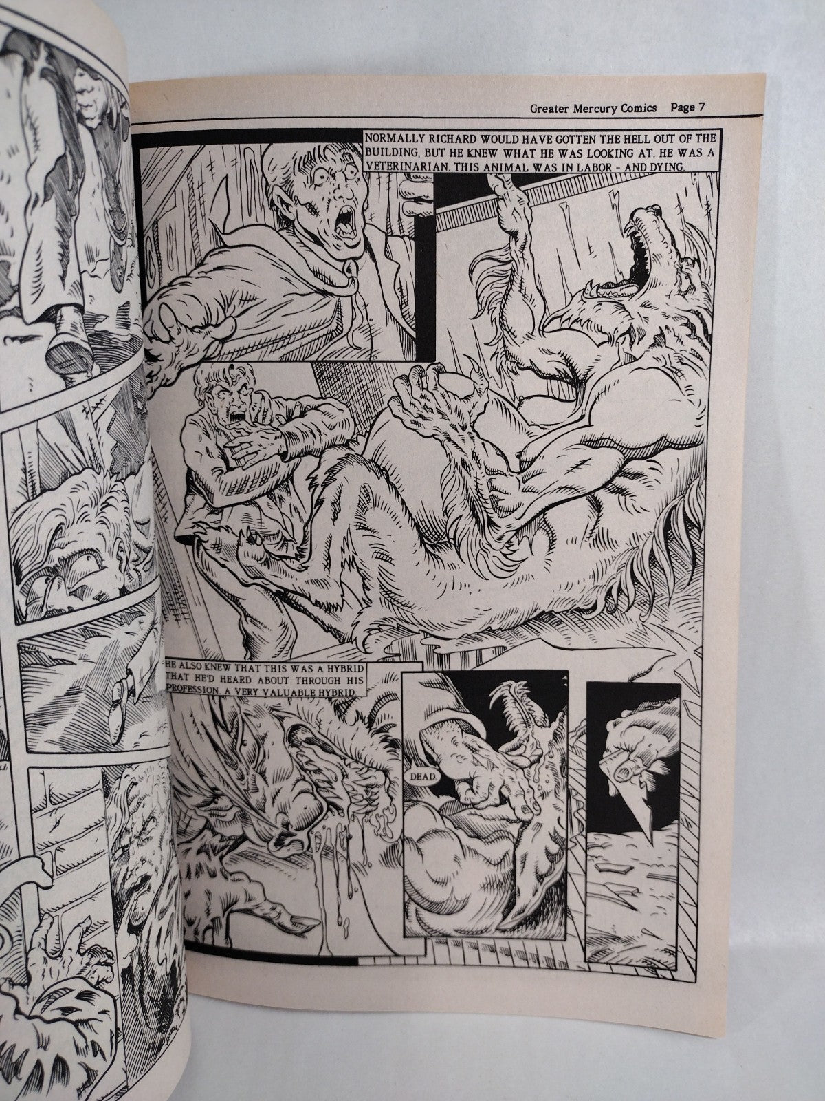 Psycho-Path Ultimate Vigilante #1 (1990) GMC Comic Gugliotti Cooper VF