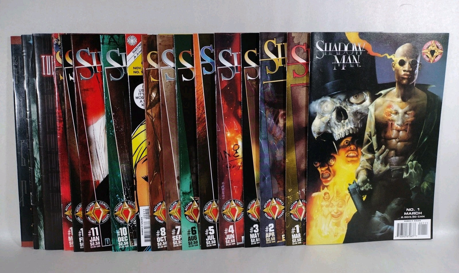 Shadowman (1997) Valiant Acclaim Comic Lot Set #1-13 Turok Master Darque 1 +