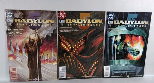 Babylon 5 In Valen's Name (1998) Complete DC Comic Lot Set #1 2 3 VF-NM