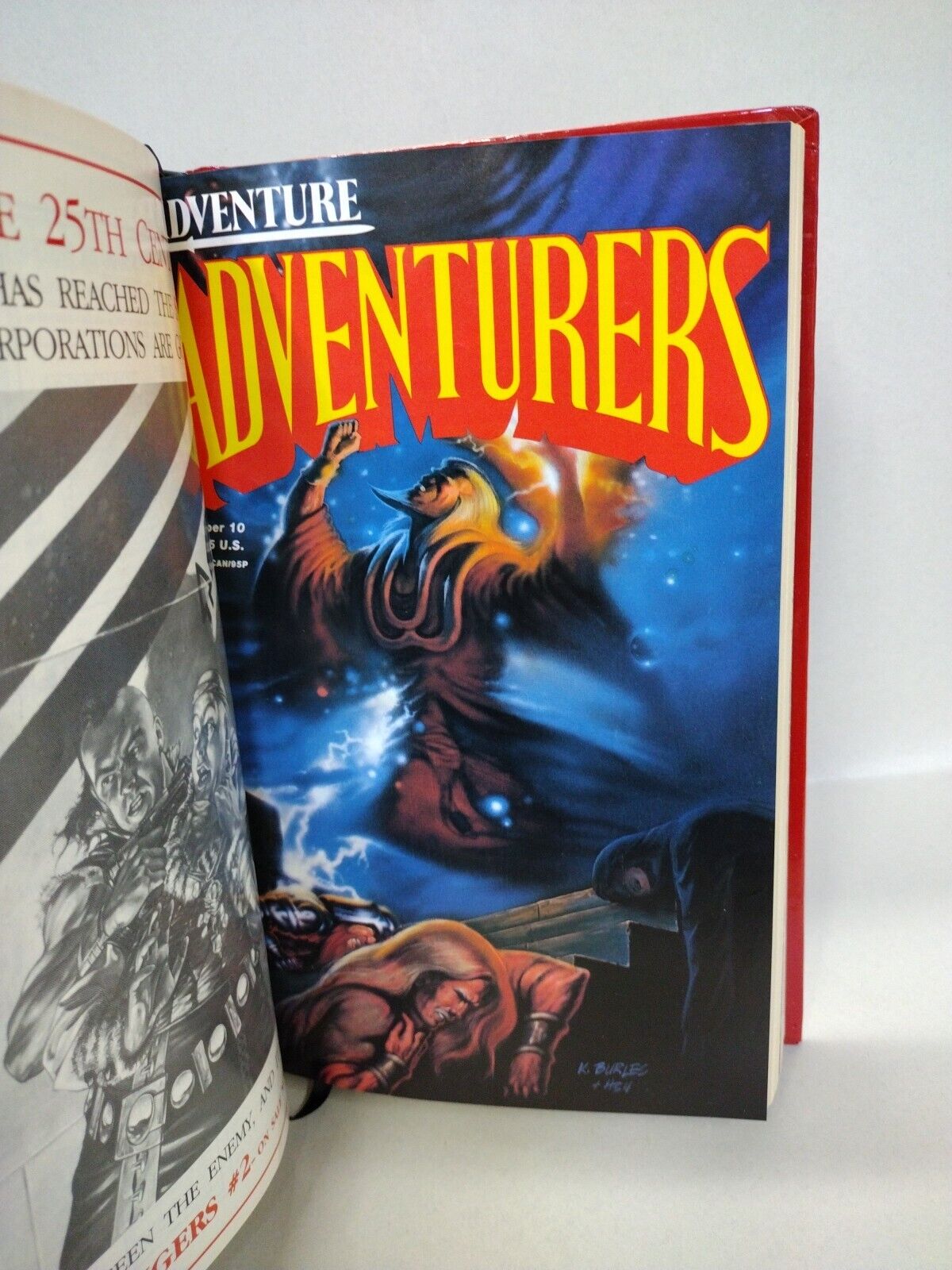 Adventurers Omnibus (1986) ARG Custom Bound Comics Kent Burles Behnke Hardcover