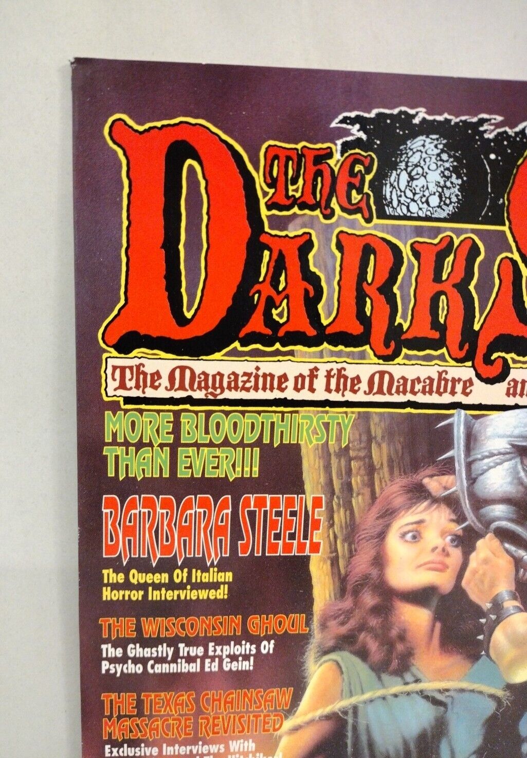 The Dark Side Magazine #11 (1991) TCSM Tobe Hooper Barbara Steele Horror